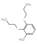 Bis(propylthio)methylbenzene结构式