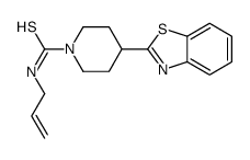 1-Piperidinecarbothioamide,4-(2-benzothiazolyl)-N-2-propenyl-(9CI)结构式