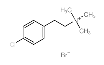 2-(4-chlorophenyl)ethyl-trimethyl-azanium Structure