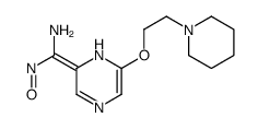 nitroso-[6-(2-piperidin-1-ylethoxy)-1H-pyrazin-2-ylidene]methanamine Structure