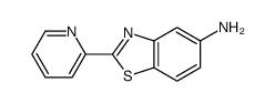 2-(吡啶-2-基)-5-氨基苯并噻唑结构式