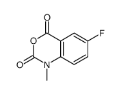 6-fluoro-1-methyl-3,1-benzoxazine-2,4-dione结构式