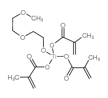 titanium trimethacrylate methoxyethoxyethoxide structure