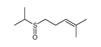 2-methyl-5-propan-2-ylsulfinylpent-2-ene Structure