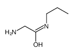 2-氨基-N-丙基乙酰胺结构式