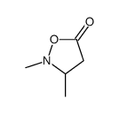 2,3-dimethyl-1,2-oxazolidin-5-one Structure