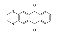 2,3-bis(dimethylamino)anthracene-9,10-dione结构式