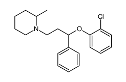 1-[3-(2-chlorophenoxy)-3-phenylpropyl]-2-methylpiperidine Structure