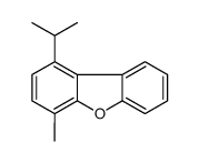 4-methyl-1-propan-2-yldibenzofuran结构式