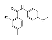 2-hydroxy-N-(4-methoxyphenyl)-4-methylbenzamide结构式