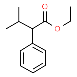 Benzeneacetic acid, a-(1-Methylethyl)-, ethyl ester结构式