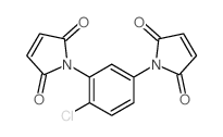 1H-Pyrrole-2,5-dione,1,1'-(4-chloro-1,3-phenylene)bis- (9CI) Structure