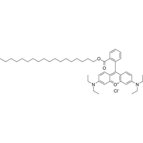 十八基罗丹明B氯化物结构式
