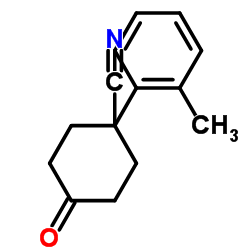1-(2-Methylphenyl)-4-oxocyclohexanecarbonitrile Structure