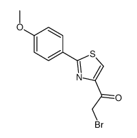 2-bromo-1-[2-(4-methoxyphenyl)-1,3-thiazol-4-yl]ethanone Structure