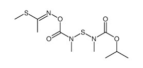 methyl (1E)-N-[methyl-[methyl(propan-2-yloxycarbonyl)amino]sulfanylcarbamoyl]oxyethanimidothioate结构式