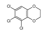 5,6,7-trichloro-2,3-dihydro-1,4-benzodioxine结构式