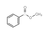 Methyl benzenesulfinate Structure