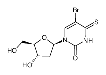 5-BROMO-2'-DEOXY-4-THIOURIDINE结构式