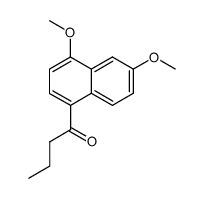 4,6-dimethoxy-1-naphthyl-n-propyl ketone Structure