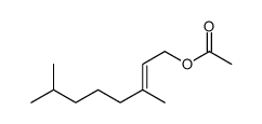 (E)-3,7-dimethyloct-2-enyl acetate Structure