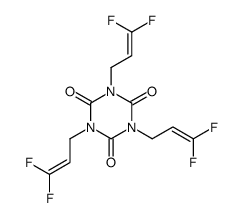 1,3,5-tris(3,3-difluoroallyl)-1,3,5-triazine-2,4,6(1H,3H,5H)-trione Structure