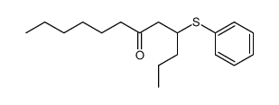 4-phenylthiodecan-6-one结构式
