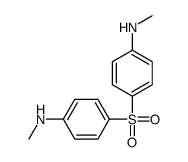N-methyl-4-[4-(methylamino)phenyl]sulfonylaniline结构式