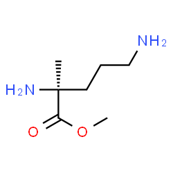 Ornithine, 2-methyl-, methyl ester (9CI)结构式