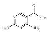 4-amino-2-methyl-pyrimidine-5-carboxamide结构式