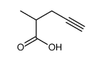 2-methylpent-4-ynoic acid Structure