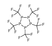 1,2,3,4,5-pentakis(trifluoromethyl)pentaphospholane Structure
