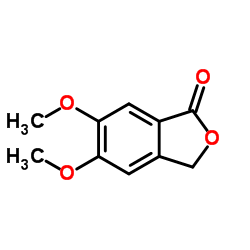 5,6-二甲氧基-3H-异苯并呋喃-1-酮结构式