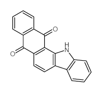5H-Naphtho(2,3-a)carbazole-5,13(12H)-dione Structure