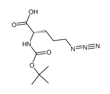 Boc-δ-azido-Nva-OH · DCHA Structure