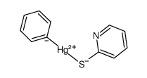 phenyl(pyridine-2-thiolato)mercury(II) Structure