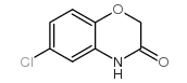 6-氯-2H-1,4-苯并噁嗪-3(4H)-酮结构式