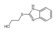 Ethanol, 2-(1H-benzimidazol-2-ylthio)- (9CI) Structure
