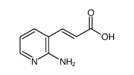 3-(2-氨基-3-吡啶基)丙烯酸结构式