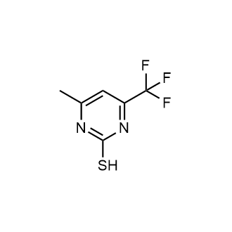 4-甲基-6-(三氟甲基)嘧啶-2-硫醇结构式