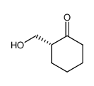 (R)-2-(hydroxymethyl)cyclohexan-1-one Structure