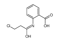 2-[(3-Chloropropanoyl)amino]benzoic acid Structure