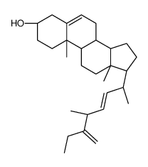 (22E,24R)-24,26-dimethylcholesta-5,22,25(27)-trien-3beta-ol结构式