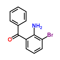(2-Amino-3-bromophenyl)(phenyl)methanone Structure