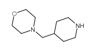 4-(哌啶-4-基甲基)吗啉结构式
