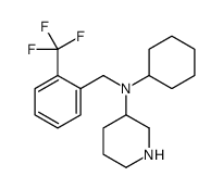 N-cyclohexyl-N-[[2-(trifluoromethyl)phenyl]methyl]piperidin-3-amine Structure