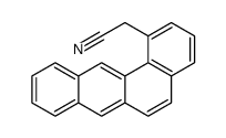 2-benzo[a]anthracen-1-ylacetonitrile结构式
