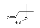 3-methyl-3-silyloxybutanal Structure