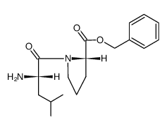 leucylproline benzyl ester Structure