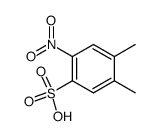 4,5-dimethyl-2-nitro-benzenesulfonic acid Structure